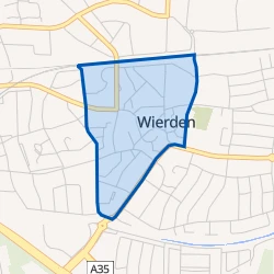 Kaart van Wierden-Centrum
