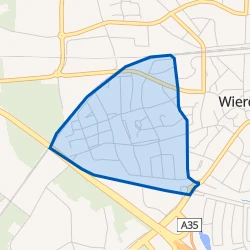 Kaart van Wierden-West