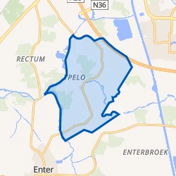 Kaart van Verspreide huizen IJpelo