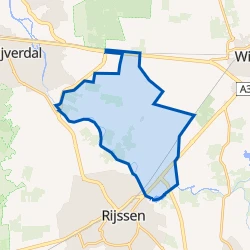 Kaart van Verspreide huizen Notter
