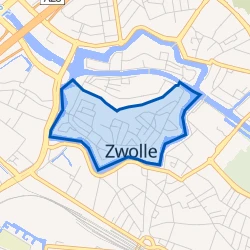 Kaart van Binnenstad-Zuid