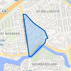 Kaart van Schildersbuurt
