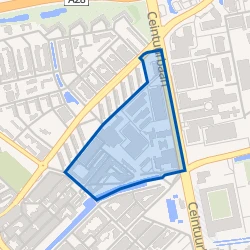 Kaart van Bedrijventerrein Floresstraat