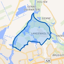 Kaart van Langenholte