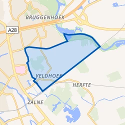 Kaart van Veldhoek