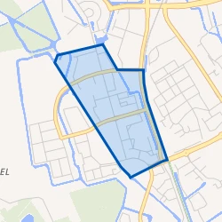 Kaart van Oldenelerlanden-Oost