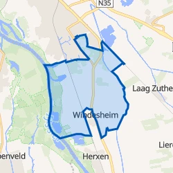 Kaart van Harculo en Hoog-Zuthem