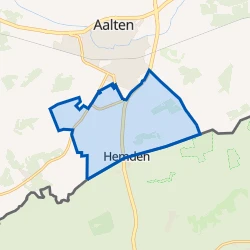 Kaart van Verspreide huizen Heurne