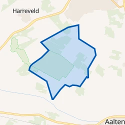 Kaart van Verspreide huizen Dalese Veld
