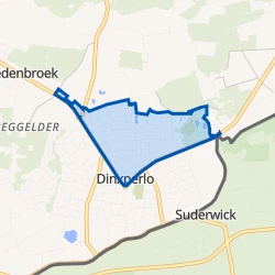 Kaart van Dinxperlo Noord