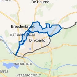 Kaart van Verspreide huizen Dinxperlo