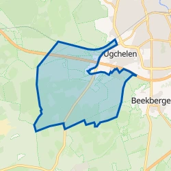 Kaart van Bosgebied Ugchelen
