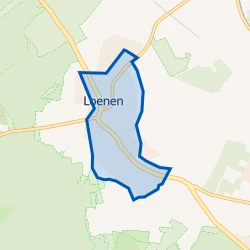 Kaart van Loenen