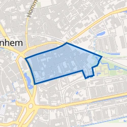 Kaart van Spijkerbuurt