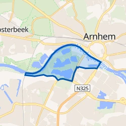 Kaart van Meinerswijk/De Praets