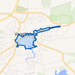 Kaart van Centrum Voorthuizen