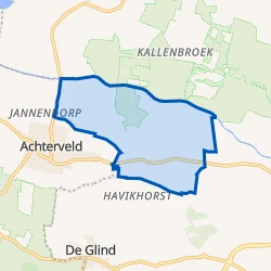 Kaart van Buitengebied Achterveld
