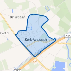 Kaart van Kerk Avezaath
