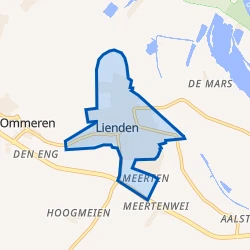 Kaart van Lienden