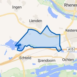 Kaart van Verspreide huizen Aalst Leutes polder Aalst