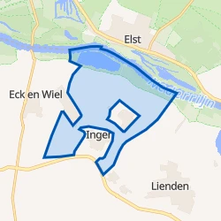 Kaart van Verspreide huizen Klinkenberg