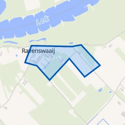 Kaart van Ravenswaaij