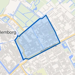 Kaart van Bloemen/Oranjebuurt