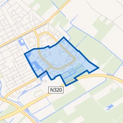 Kaart van Voorkoop Zuid