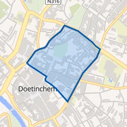 Kaart van Stadscentrum - noord