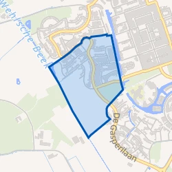 Kaart van Romantische buurt - zuid
