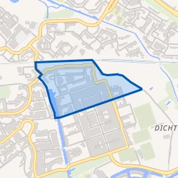 Kaart van Stadskwartier - noord