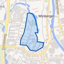 Kaart van Wijnbergen - Het Midden
