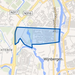 Kaart van De Hoop - zuid