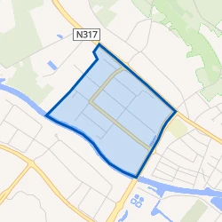 Kaart van Bedrijventerrein Keppelseweg