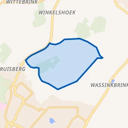Kaart van Wassinkbrink - noordwest