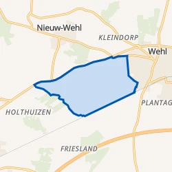 Kaart van Wehl - west