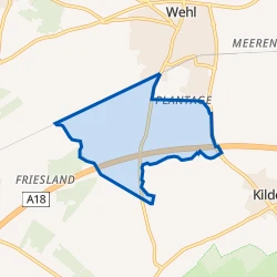 Kaart van Buitengebied - Stille Wald