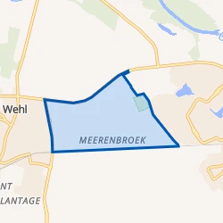 Kaart van Wehl - oost