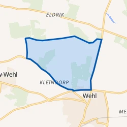 Kaart van Wehl - noord