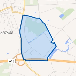 Kaartje van A18 Bedrijvenpark