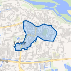 Kaart van Druten Centrum