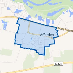 Kaart van Afferden
