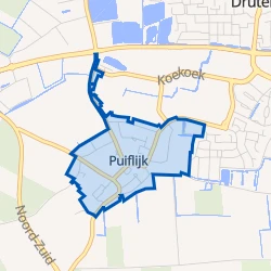 Kaart van Puiflijk