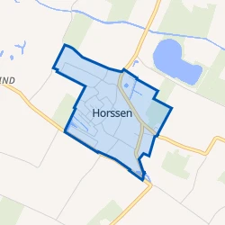 Kaart van Horssen