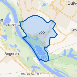 Kaart van Loo Gld