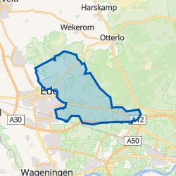 Kaart van Driesprong/Ginkel