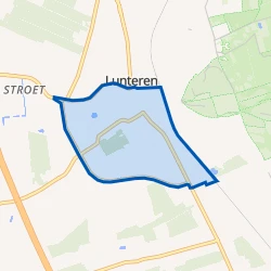 Kaart van Centrum Lunteren