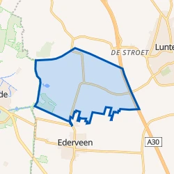 Kaart van De Veenen