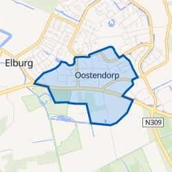 Kaart van Oostendorp