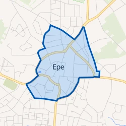 Kaart van Epe Centrum